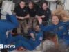 Guarda: Momento in cui l’equipaggio attracca alla Stazione Spaziale Internazionale