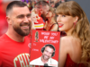 L’account podcast di Travis Kelce pubblica un biglietto di San Valentino che fa riferimento a “Wooden” di Taylor Swift