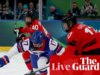 Finale di hockey su ghiaccio femminile delle Olimpiadi invernali: USA v Canada – dwell