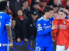 Il centrocampista del Benfica nega gli abusi razzisti su Vinicius dopo la sospensione della partita del Actual Madrid