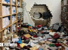 Della spettacolare rapina multimilionaria nessuno si è accorto