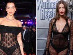 Dua Lipa contro Hailey Bieber Chi preferiresti (Moda per la prima del movie)