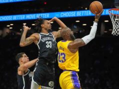 Doncic e James aiutano i Lakers a sconfiggere i Nets nel ritorno di Reaves dall’infortunio