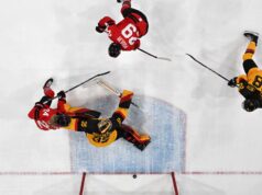 Marie-Philip Poulin batte un document olimpico