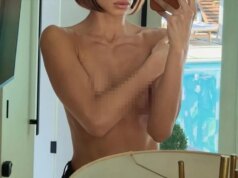 Indovina la prime mannequin in topless in questo selfie attractive del NSFW!