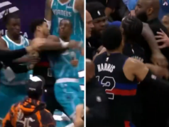 Il gioco Pistons, Hornets precipita nel caos mentre scoppia una massiccia rissa