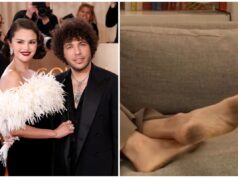 Il marito di Selena Gomez, Benny Blanco, diventa virale dopo aver mostrato i “piedi sporchi” al debutto nel podcast