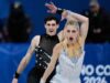 I canadesi Piper Gilles e Paul Poirier vincono il bronzo nella danza sul ghiaccio olimpica