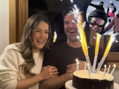 Gethin Jones si gode una gita sugli sci con Pien Meulensteen mentre Helen Skelton reagisce alle speculazioni sul romanticismo