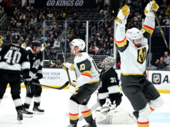I Golden Knights segnano cinque gol nel terzo periodo battendo i Kings e rovinando il debutto di Panarin