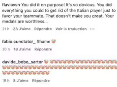 A proposito di haineux, minacce e attacchi contro un atleta del Quebec a Milano: la GRC à l’affût près de l’équipe de patinage de vitesse