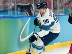 Il finlandese Mikko Rantanen fuori per infortunio nella partita per la medaglia di bronzo contro la Slovacchia