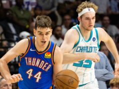 Nikola Matter dei Thunder fa il suo debutto in NBA dopo essersi ripreso dal cancro
