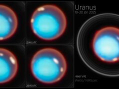 Webb ha appena passato 17 ore a fissare Urano e ha scoperto che le sue aurore sono ancora più strane di quanto pensassimo
