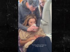 Brooks Nader soffre di intossicazione alimentare durante il volo, ambulanza in attesa all’arrivo