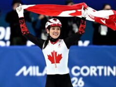 Patinage de vitesse courte piste: Courtney Sarault riporta l’argento au 1000 m