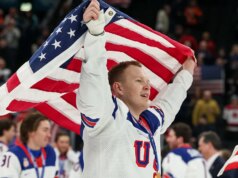 Brady Tkachuk affronta il video dell’intelligenza artificiale “chiaramente falso” della Casa Bianca che lo mostra mentre insulta i canadesi