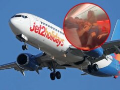 Passeggeri banditi a vita dopo una folle rissa sul volo Jet2, guarda il video