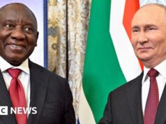 Ramaphosa ringrazia Putin per la liberazione dei sudafricani coinvolti nella guerra tra Russia e Ucraina