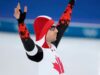 Il pattinatore di velocità canadese Laurent Dubreuil vince il bronzo olimpico nei 500 metri