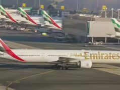 I viaggi tra Emirati Arabi Uniti e Stati Uniti sono stati interrotti poiché Emirates ed Etihad hanno cancellato i voli a causa della tempesta sulla costa orientale
