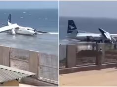 Aereo con 55 persone a bordo precipita dopo il decollo in Somalia; sopravvivono tutti: guarda