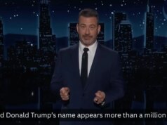 Jimmy Kimmel risponde al fatto che Trump è stato menzionato più di un milione di volte nei file Epstein