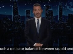 Jimmy Kimmel ha una risposta brutale al fatto che Pam Bondi tenga traccia della cronologia delle ricerche dei file Epstein dei legislatori
