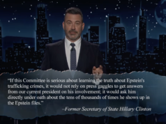 Jimmy Kimmel reagisce alla costrizione di Hillary Clinton a testimoniare su Epstein