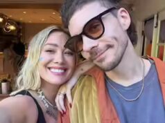 Hilary una volta gettò il telefono di suo marito in un cespuglio durante una rissa