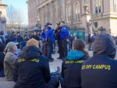 La Columbia ritira la promozione per l’Expo sulla carriera del DHS dopo che la facoltà afferma che l’università sta aiutando l'”autoritarismo”