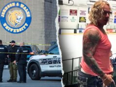 L’eroico spettatore racconta di aver fissato negli occhi il tiratore della pista di hockey durante la lotta per la vita o la morte