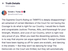 La Corte Suprema abbatte le tariffe Trump 6-3. I titoli tecnologici in rialzo, ma i prezzi scenderanno?