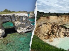 L’iconico “Arco degli Innamorati” sulla costa italiana crolla nel giorno di San Valentino
