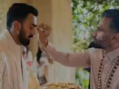 Suniel cube che non guarda la partita quando gioca KL Rahul