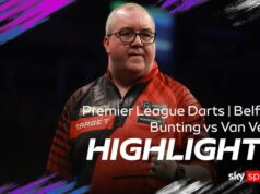 Emotional Bunting vince a Belfast mentre Rock colpisce nove darter e Littler perde ancora