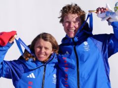 Nightingale di GB, Bankes vince l’oro alle Olimpiadi invernali nello snowboard cross