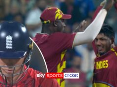 Le Indie Occidentali conquistano TRE wicket dell’Inghilterra in rapida successione!