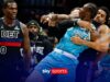 Una rissa di massa porta a QUATTRO espulsioni durante la vittoria dei Pistons sugli Hornets