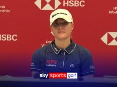 L’inglese Rhodes ha due tiri di svantaggio ai Mondiali femminili