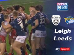 Leigh Leopardi 26-14 Leeds Rinoceronti