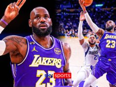 41 e fiorente! | LeBron diventa il giocatore NBA più anziano a registrare una tripla doppia!