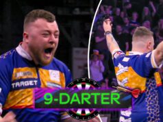 NOVE DARTER! L’eroe della sua città natale Rock fa impazzire Belfast con il nove perfetto!