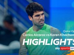 Sinner esce dal Qatar Open mentre l’Alcaraz passa alle semifinali