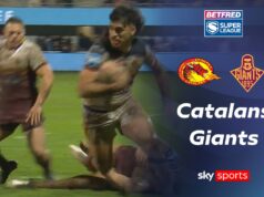 Catalani Dragons 26-10 Huddersfield Giants
