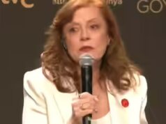 Susan Sarandon LICENZIATA per la protesta per il cessate il fuoco a Gaza