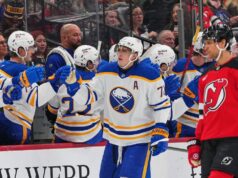 Riepilogo NHL: Thompson potenzia i Sabres superando i Devils in cambio delle Olimpiadi