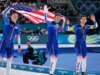 Il Crew USA vince la medaglia d’argento nel pattinaggio di velocità a inseguimento a squadre maschile