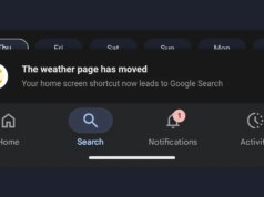 Google sta dismettendo l’app meteo su Android