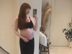 Nicola Roberts di Ladies Aloud ha inondato di supporto per l’aggiornamento “bump”.